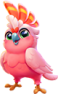 pink bird